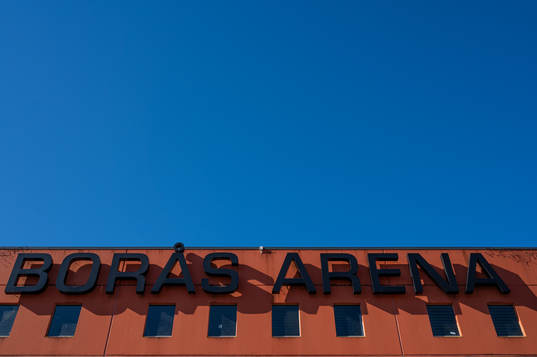 Detaljbild utanför Borås arena