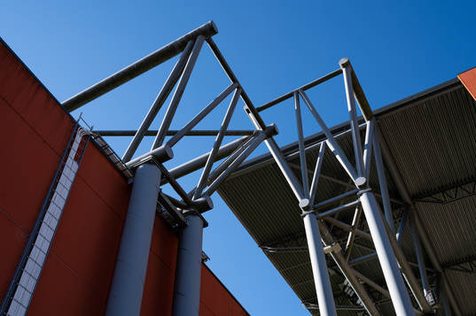 Detaljbild utanför Borås arena