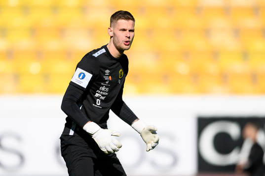 Elfsborgs målvakt Tim Rönning innan kvartsfinalen i