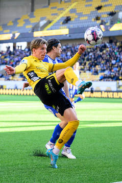 Elfsborgs Noah Söderberg och IFK Göteborgs Gustav Svensson