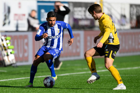 IFK Göteborgs Hosam Aiesh och Elfsborgs Oliver Zandén