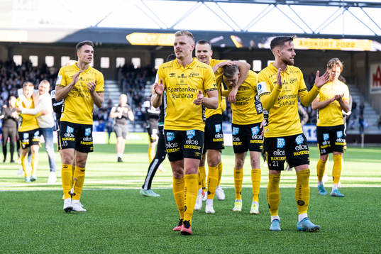 Elfsborgs spelare jublar