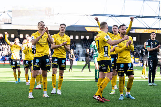 Elfsborgs spelare jublar