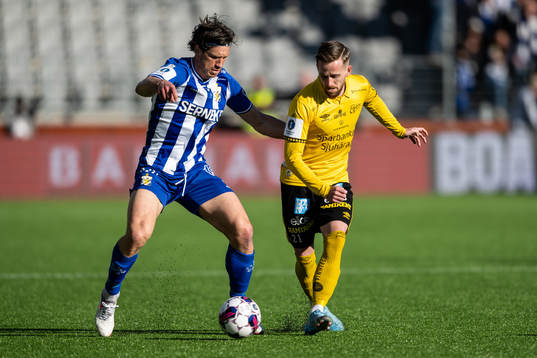 IFK Göteborgs Gustav Svensson och Elfsborgs Rasmus Alm