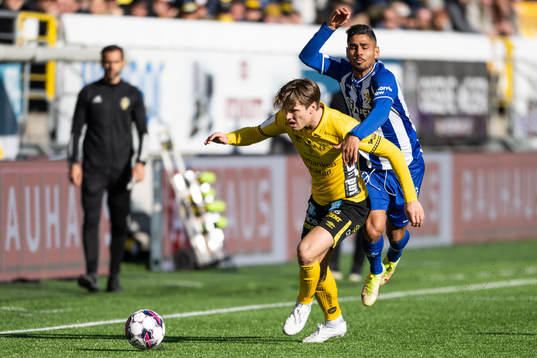 Elfsborgs Oliver Zandén och IFK Göteborgs Hosam Aiesh