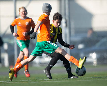 i matchen för U13 mellan IFK Hässleholm och Wä IF i