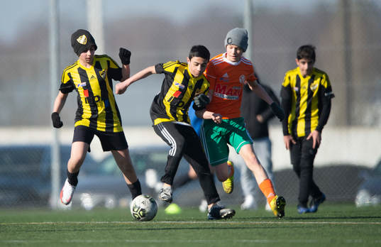 i matchen för U13 mellan IFK Hässleholm och Wä IF i