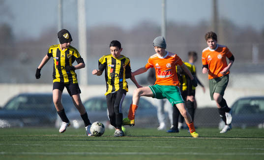 i matchen för U13 mellan IFK Hässleholm och Wä IF i