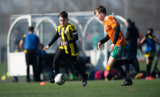 i matchen för U13 mellan IFK Hässleholm och Wä IF i