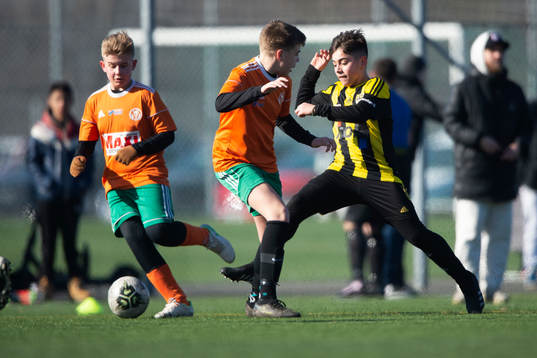 i matchen för U13 mellan IFK Hässleholm och Wä IF i