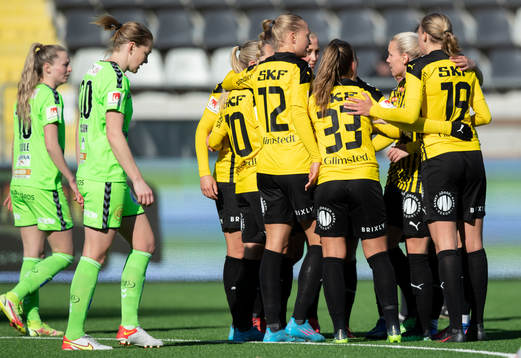 Häckens spelare jublar