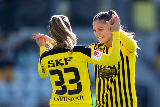 Häckens Johanna Rytting Kaneryd och Mille Gejl Jensen