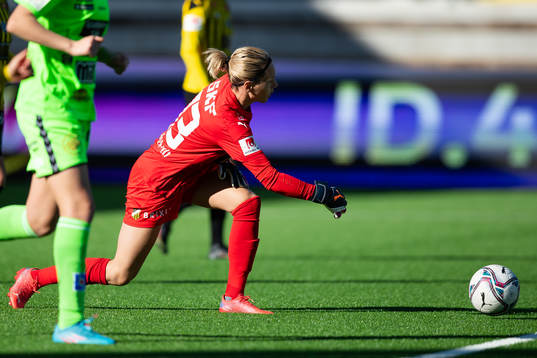 Häckens målvakt Jennifer Falk