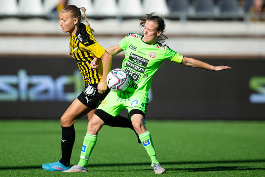 Häckens Stine Larsen och Kristianstads Michaela Wilhelmina