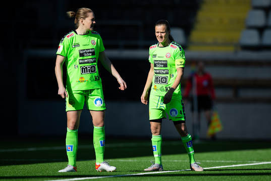 Kristianstads Mia Carlsson och Michaela Wilhelmina Alida van
