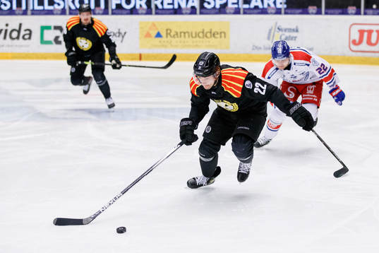 Brynäs Adam Pettersson och Oskarshamns John Dahlström