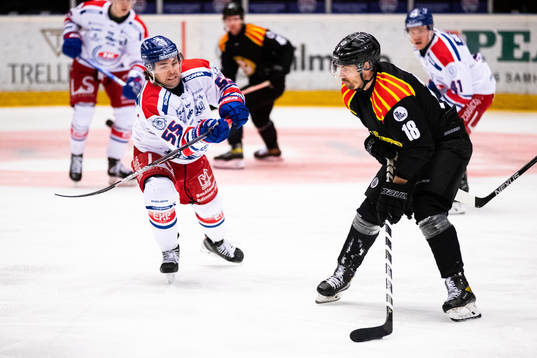 Brynäs Anton Rödin och Oskarshamns David Quenneville