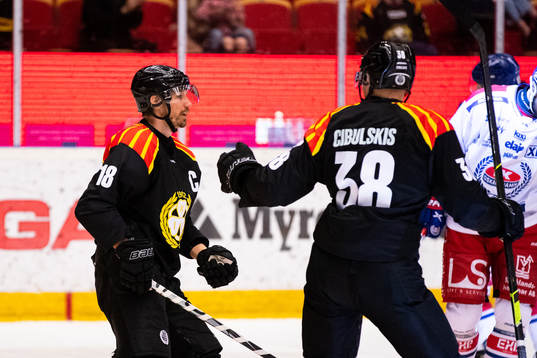 Brynäs Anton Rödin jublar