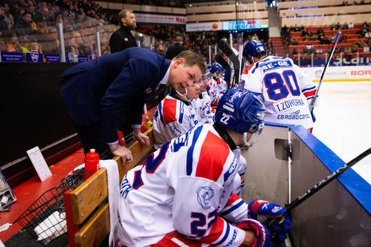Oskarshamns tränare Martin Filander