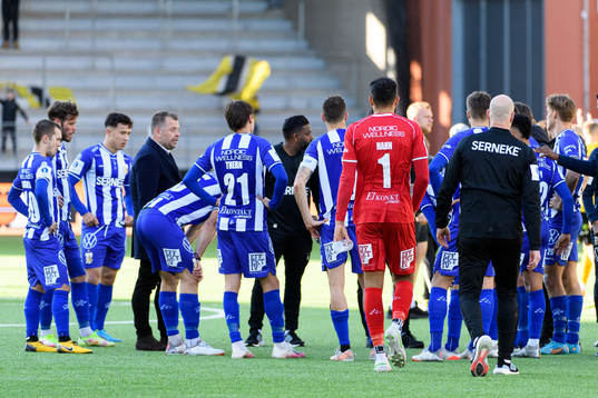 IFK Göteborgs spelare samlas