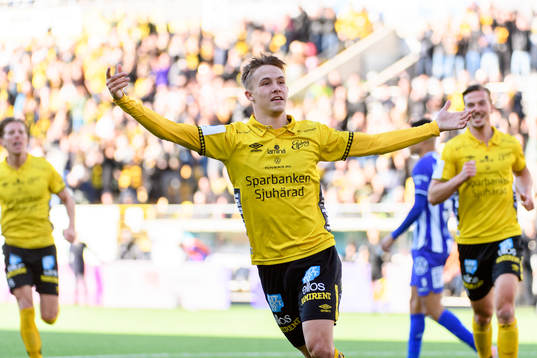 Elfsborgs Jacob Ondrejka jublar