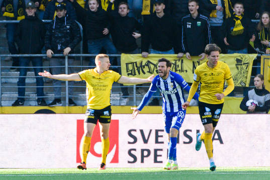 Elfsborgs Per Frick och IFK Göteborgs Emil Salomonsson