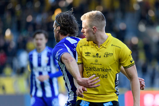 IFK Göteborgs Gustav Svensson och Elfsborgs Per Frick