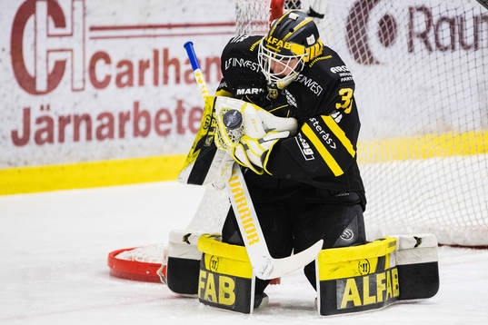 Västerås målvakt Linus Ryttar
