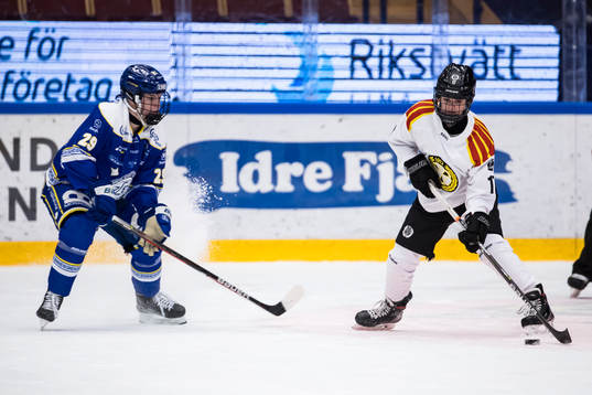Leksands Paige Lindsey Agnew och  Brynäs Jaycee Gebhard