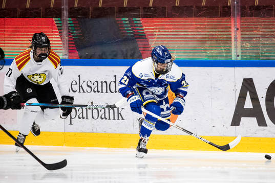 Leksands Tereza Vanisova och  Brynäs Sofia Ljung