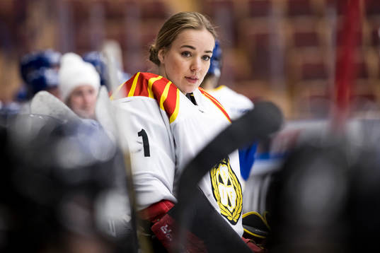 Brynäs målvakt Evelina Mäkinen