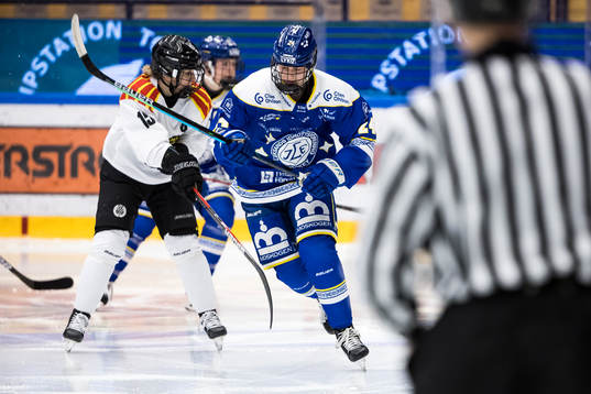 Brynäs Lara Stalder och Leksands Ida Karlsson