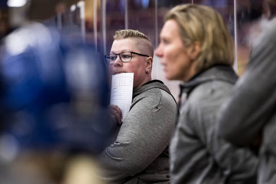Leksands assisterande tränare Kristina Lundberg