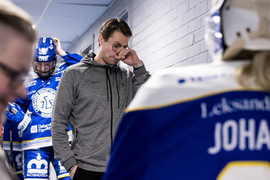Leksands tränare Alexander Bröms