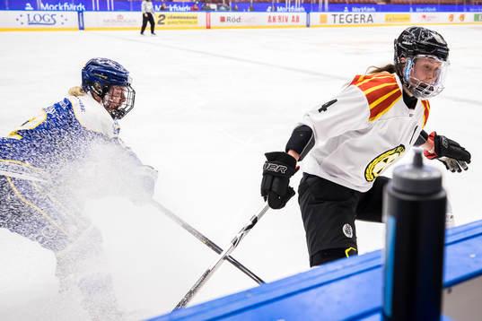 Leksands Agnez Svensson och  Brynäs Rosa Lindstedt
