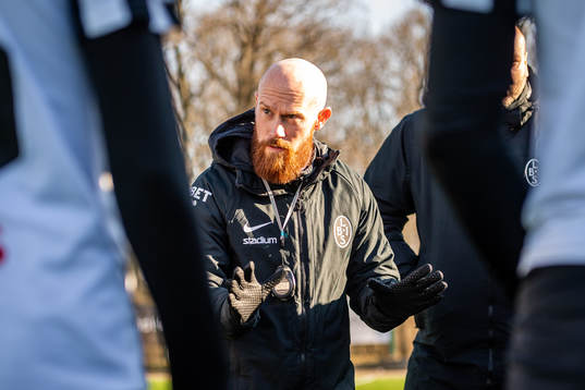 Landskronas tränare Max Mölder