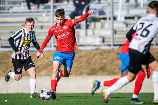 Helsingborgs Vilgot Carlsson gör 1-0