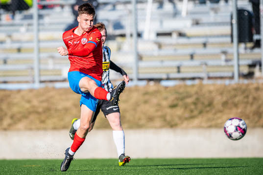 Helsingborgs Vilgot Carlsson gör 1-0