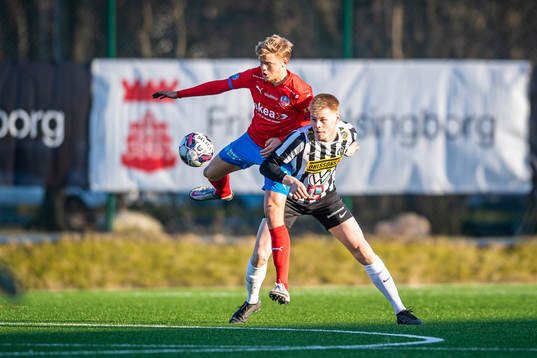 Helsingborgs Leo Jansson och Landskronas Jazz Johansen