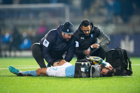 Malmö FFs Erdal Rakip med skada