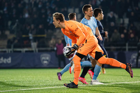Malmö FFs målvakt Johan Dahlin