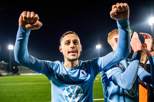 Malmö FFs Veljko Birmancevic jublar