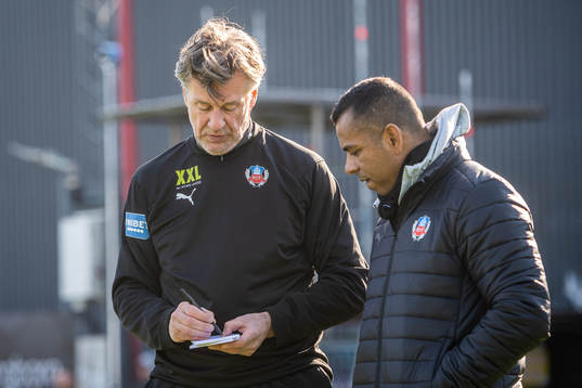Helsingborgs målvaktstränare Sven Andersson och tränare