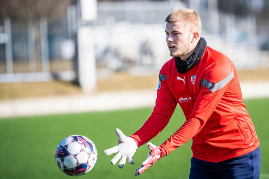 Helsingborgs målvakt Max Björklund