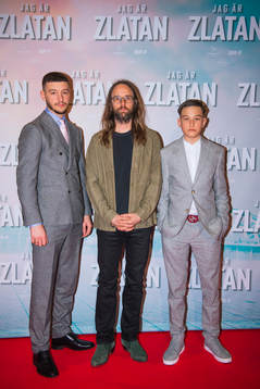 Granit Rushiti, regissören Jens Sjögren och Dominic