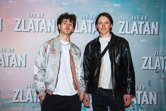 Malte Gårdinger ankommer till galapremiär av filmen Jag