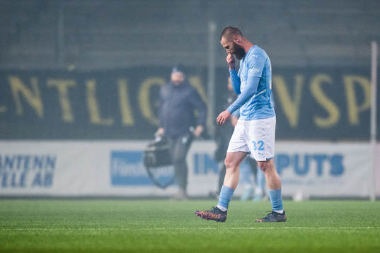 Malmö FFs Jo Inge Berget deppar