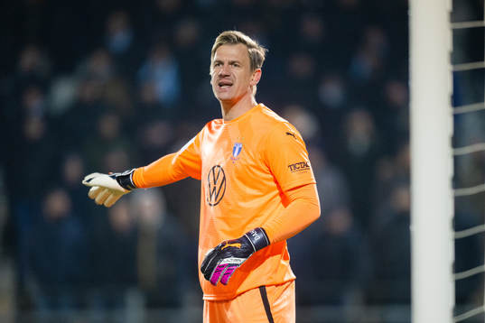 Malmö FFs målvakt Johan Dahlin