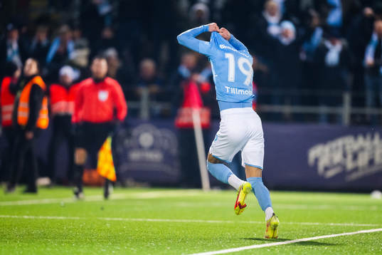 Malmö FFs Veljko Birmancevic jublar