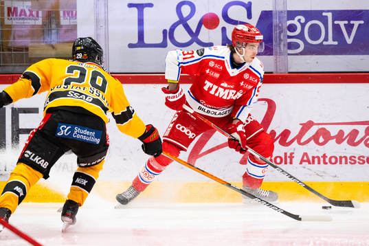 Timrås Viktor Lodin och Luleås Erik Gustafsson